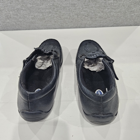 Dr. Scholl's Womens Black Woven Loafers Size 7 - Picture 2 of 6